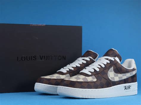 air force 1 louis vuitton brown|Louis Vuitton air force 1 for sale.